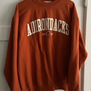Adirondacks Rust Orange Crew Neck